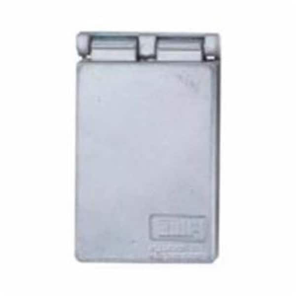 Teddico/Bwf Weatherproof Cover, Outlet Box Type, 1 Gang, Die-Cast Metal, GFCI Cover Type 1719293 - main